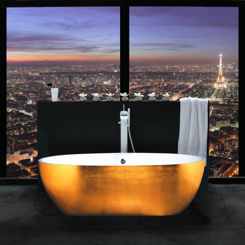 Bathroom With A WOW Paris View Bathroom With A WOW Paris View (via 24)
