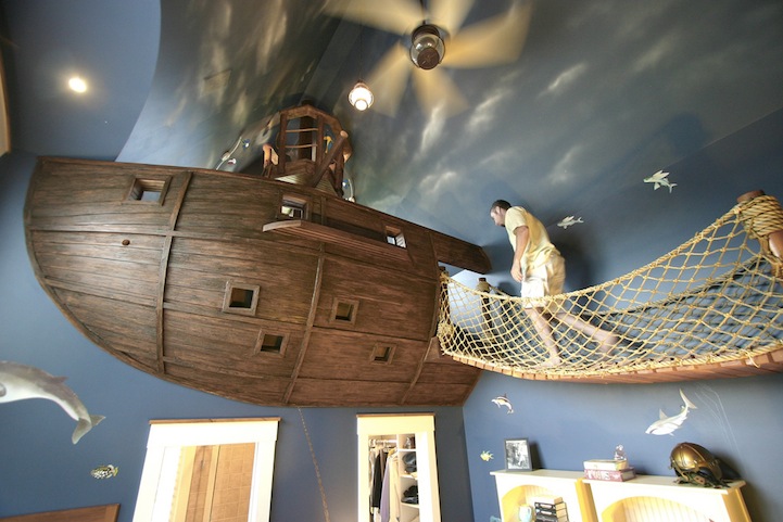 Pirate Ship Bedroom