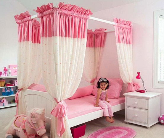 Cool Pink Girls Room Decoration and Furniture Ideas