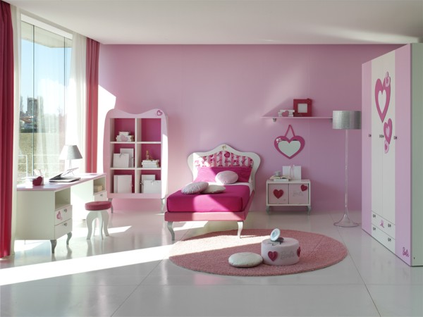 girls bedroom ideas on 15 Cool Ideas For Pink Girls Bedrooms   Digsdigs