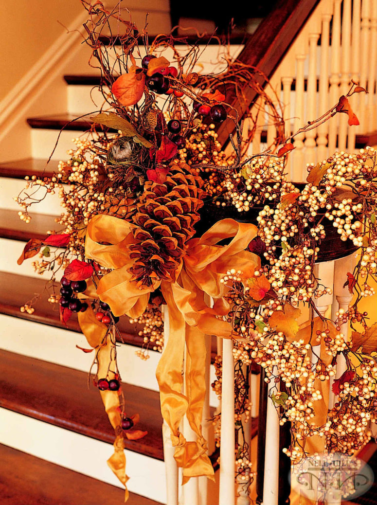 35 Cozy Fall Stairca