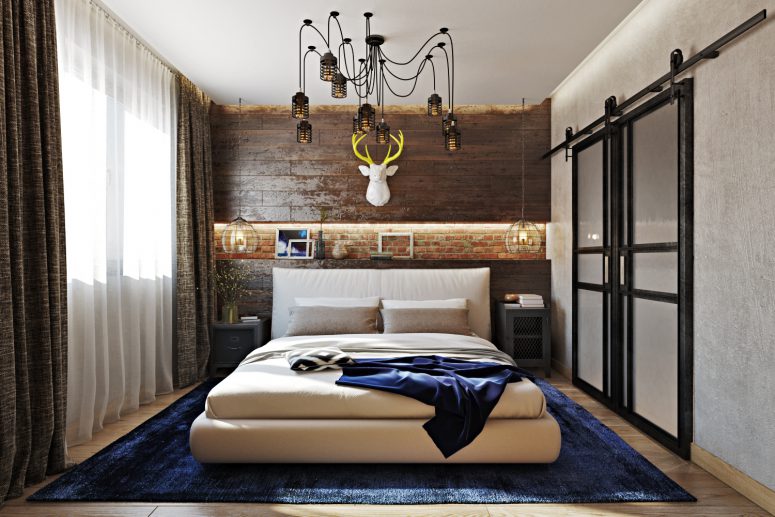 Industrial Rustic Decor Bedroom