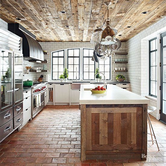 30 Practical And Cool-Looking Kitchen Flooring Ideas - DigsDigs