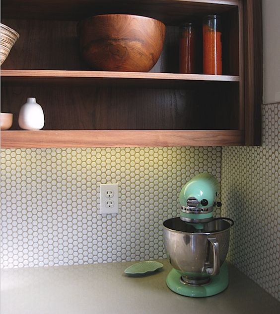 28 Creative Penny Tiles Ideas For Kitchens DigsDigs