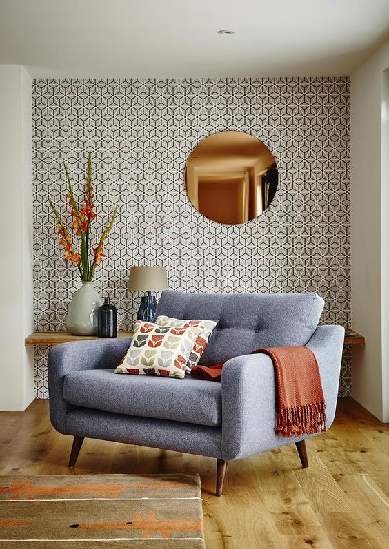 Decorating With Retro Wallpaper: 32 EyeCatchy Ideas 
