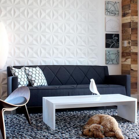3d panels living modern making catching eye flower decor texture decorating digsdigs coverings covering interior tiles credit