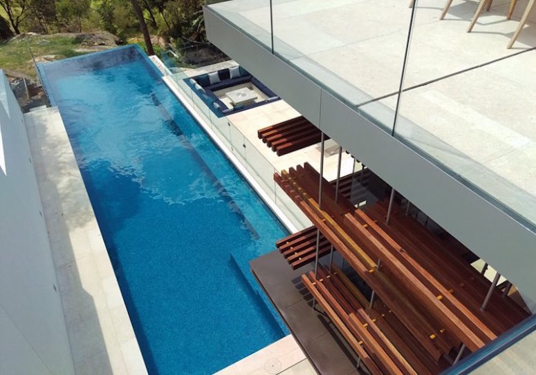 rectangular endless pool