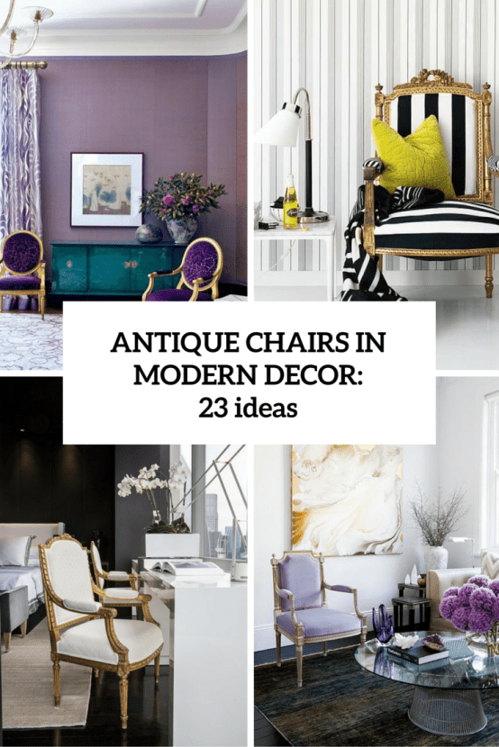 Antique Chairs Modern Interior Cover