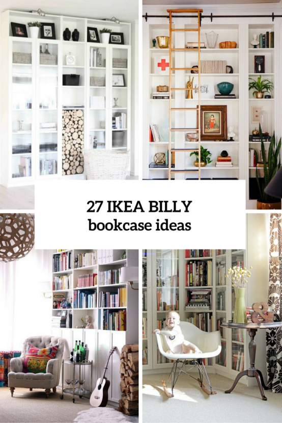 37 Awesome IKEA Billy Bookcases Ideas For Your Home - DigsDigs