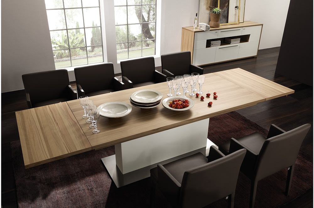 3 New Modern Expandable Dining Tables from Hülsta ~ Interior Decorating
