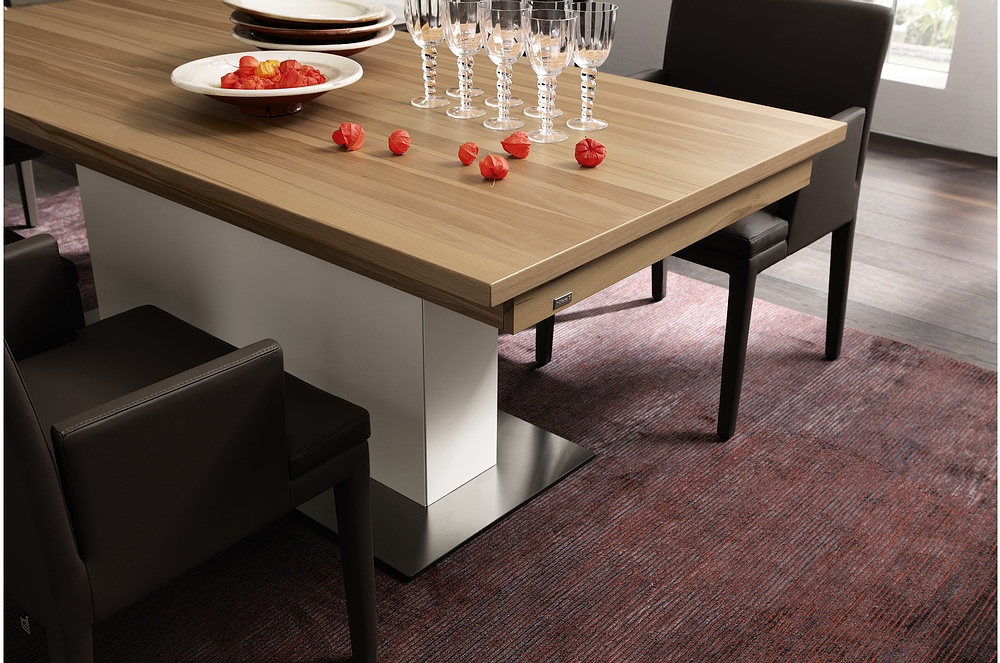 expandable dining room tables,expandable dining table,extendable dining table,huelsta,hülsta,modern dining table,modern dining table designs,modern dining tables,modern extendable dining table,rectangular dining table,table for modern dining room,wood dining table,tables