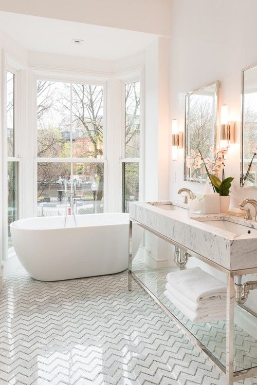 41 Cool Bathroom Floor Tiles Ideas You Should Try - DigsDigs