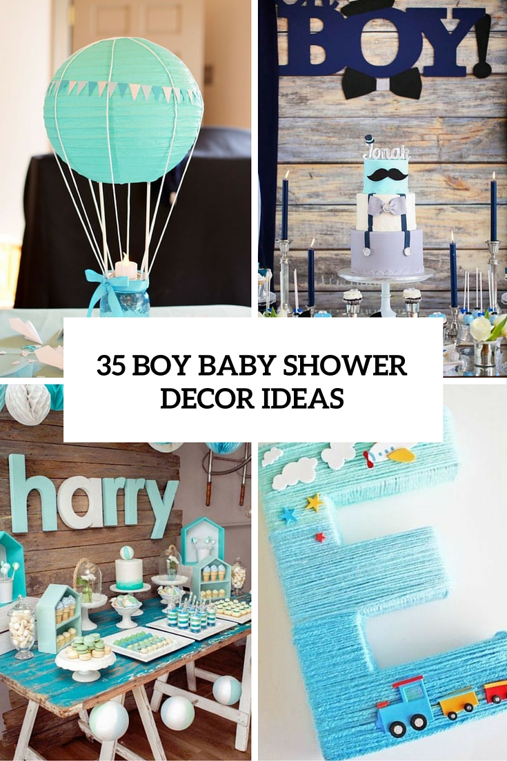 35 boy baby shower decorations that are worth trying digsdigs
