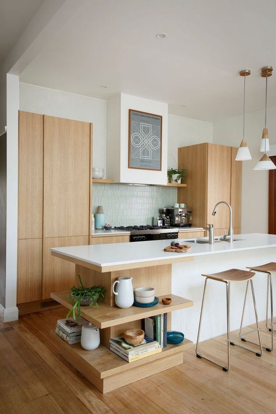 Kitchen Island With Open Storage 39 kitchen island ideas with storage digsdigs Kitchen Island With Open Storage 39 kitchen island ideas with storage digsdigs