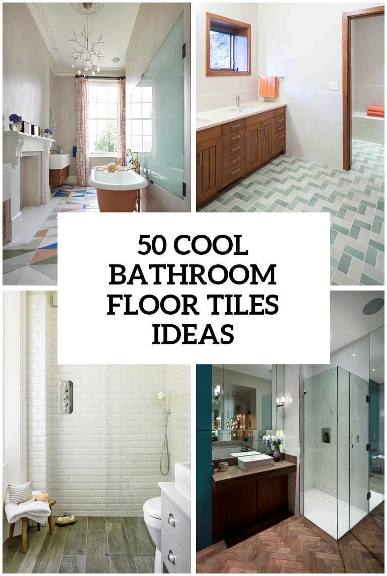 41 Cool Bathroom Floor Tiles Ideas You Should Try  DigsDigs