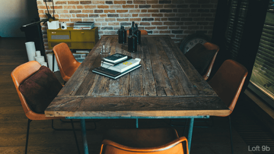 Industrial Loft With Brick Walls And Lots Of Metal In Decor