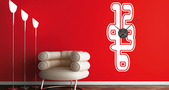 Awesome Wall Clocks Wall Stickers by Dezign with a Z | DigsDigs