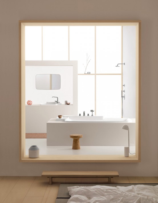 axor, bathroom furniture, bathroom line, bathroom sanity ware,  elegant sanitary ware, ronan and erwan bouroullec, bathroom appliances