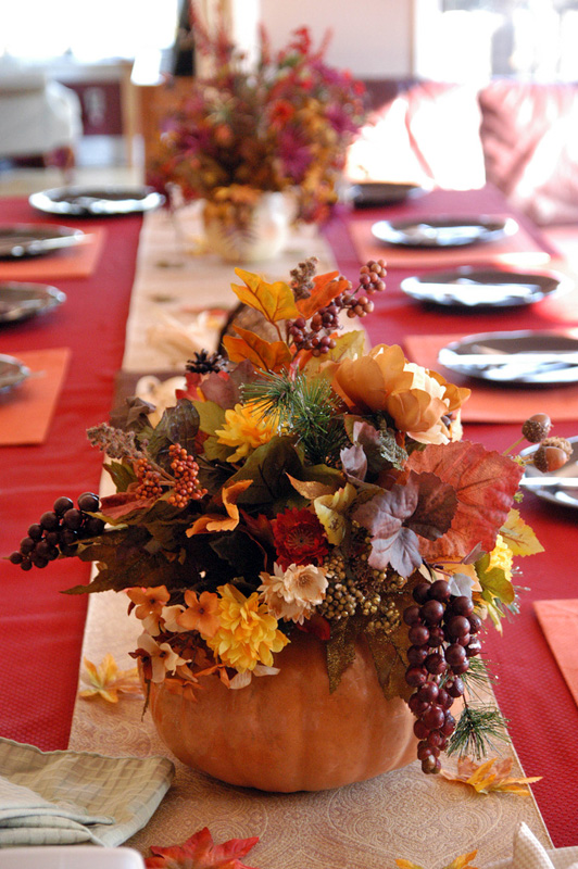 Flower pot centerpieces for fall wedding