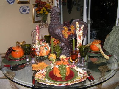 Creative Design Table on 33 Beautiful Thanksgiving Table Decorations   Digsdigs