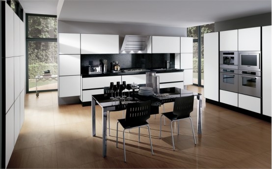 Black And White Kitchen Design Ideas