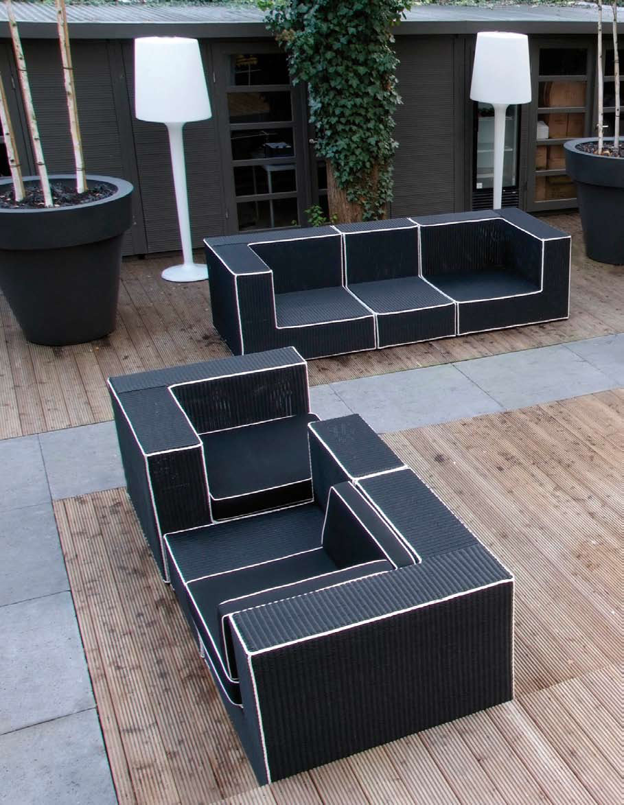 Black And White Outdoor Wicker Furniture – Haute Terasse By Borek ...