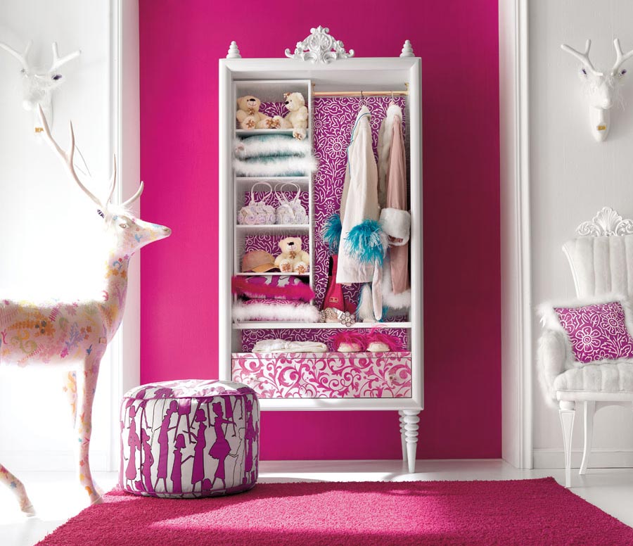 Charming and Opulent Pink Girls Room – Altamoda Girl | DigsDigs