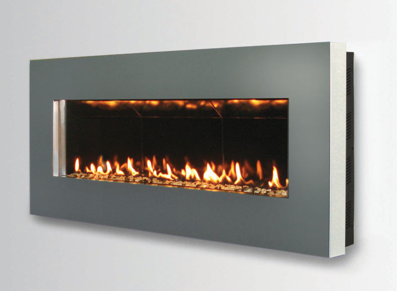 Contemporary Wall Mount Fireplace Slim by Spark Modern Fires DigsDigs