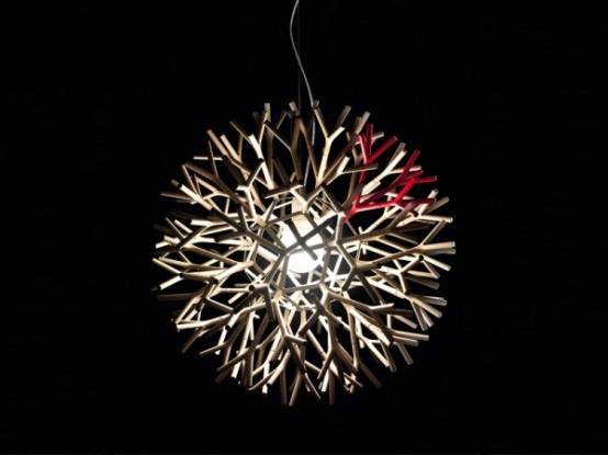 Contemporary Fluorescent Lamps With Extraordinary Shape  Coral By Pallucco