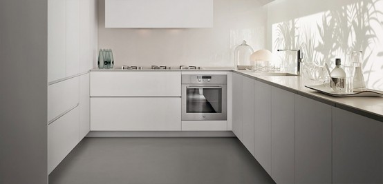 Contemporary Kitchen With Modular Work Island