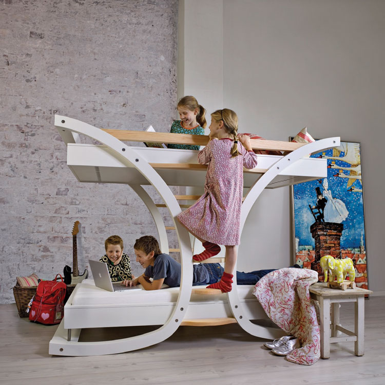 Cool Single and Bunk Kids Beds – Wave by Mimondo | DigsDigs