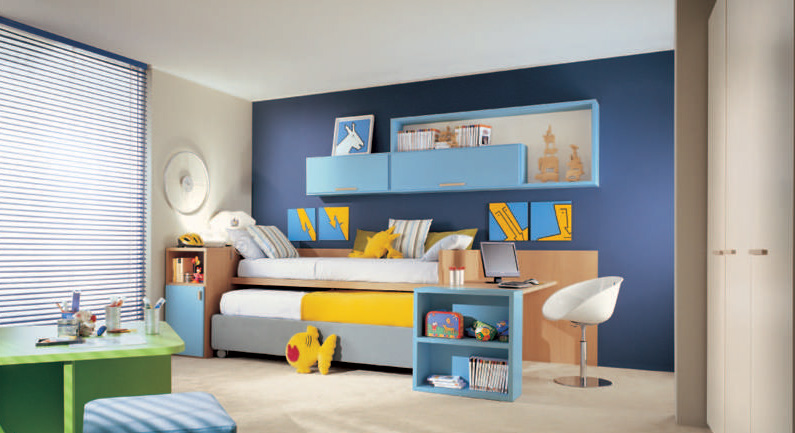 bedroom design for two kids,bedroom ideas for two children,cool ideas for kids bedroom,dearkids,ergonomic furniture,ergonomic kids furniture,ergonomic study desk,kids bed,kids loft bedroom,kids loft beds,small kids room,kid bedroom designs