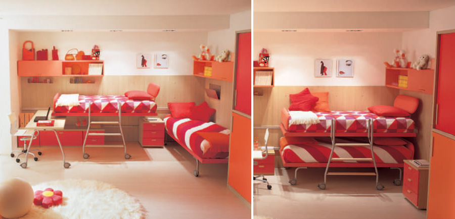 Cool And Ergonomic Bedroom Ideas For Two Children Home