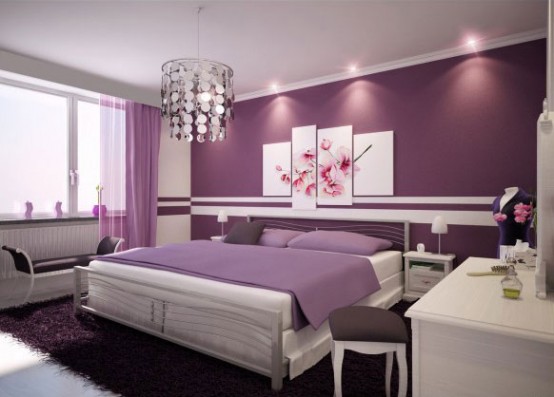 Cool Inspirations for Beautiful Violet Interior Design