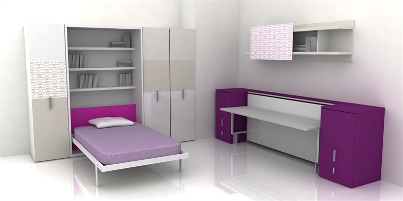 Cool Teen Room Furniture For Small Bedroom by Clei | DigsDigs