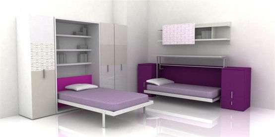 Cool Teen Room Furniture For Small Bedroom By Clei