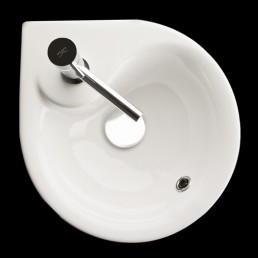 Bathroom Sinks  Small Spaces on Corner Sink For Small Bathroom Piccolo By Lacava