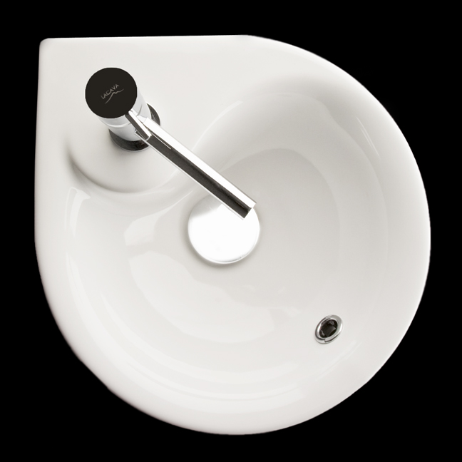 Corner Sink For Small Bathroom – Piccolo By Lacava | DigsDigs