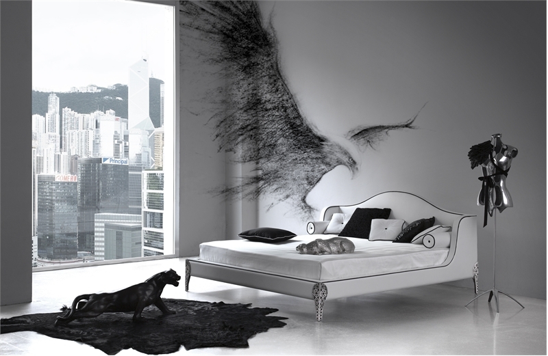 Elegant Black And White Bedroom Design Inspiration | DigsDigs