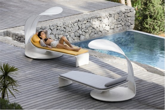 Elegant Outdoor Chaise Lounge Summer Cloud By Dedon