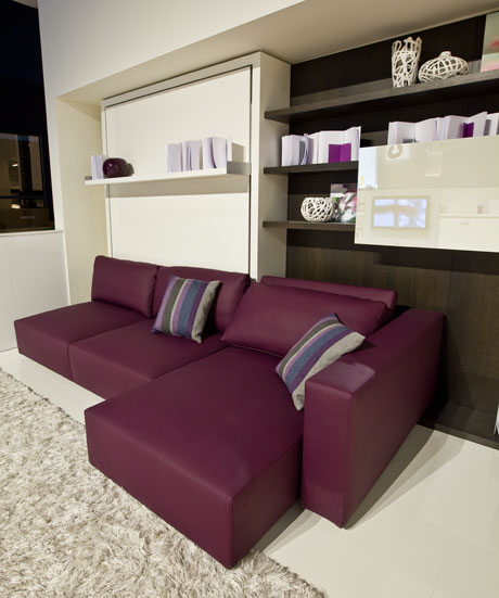 Functional Furniture With Folding Bed For Small Living Room ...