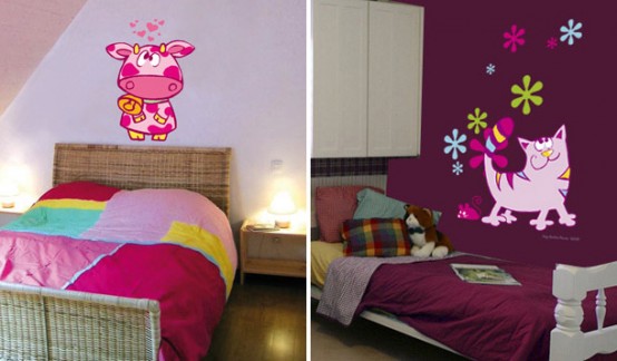 Funny-Kids-wall-stic