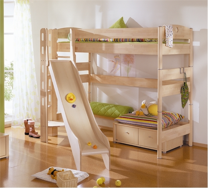 Boy Bunk Beds with Slide