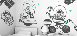 Giant Wall Sticker Sets For Cool Kids Room By E Glue Giant Wall Sticker Sets For Cool Kids Room By E Glue