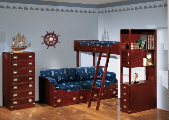 Great sea themed furniture for girls and boys bedrooms