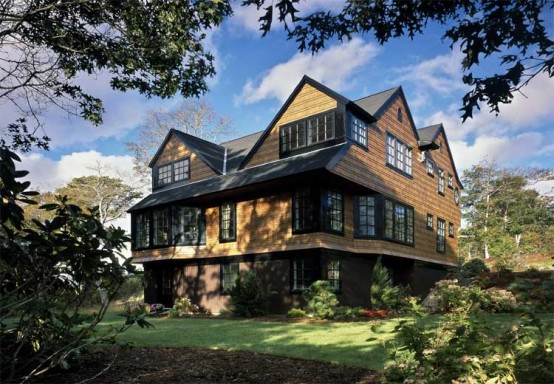 House With Compact Plan, Efficient Use Of Volume And Simple Inexpensive Interior Finishes