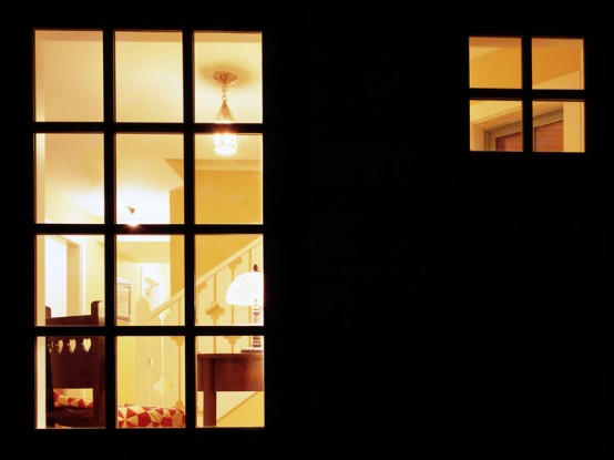 House With Compact Plan, Efficient Use Of Volume And Simple Inexpensive Interior Finishes