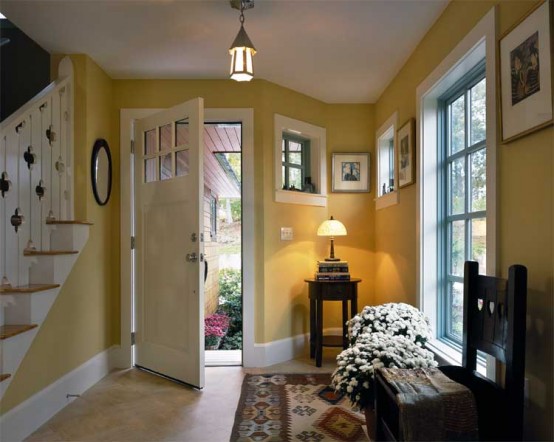 House With Compact Plan, Efficient Use Of Volume And Simple Inexpensive Interior Finishes