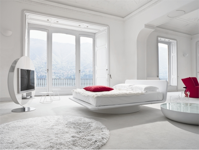 Leather Bed For White Bedroom Design – Giotto By Bonaldo | DigsDigs