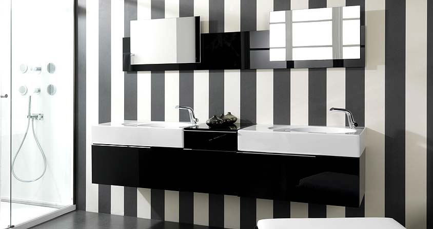 Black and White Bathroom Designs